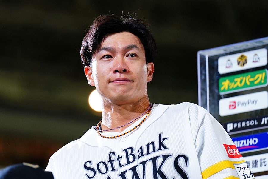 ソフトバンク・柳田悠岐【写真：荒川祐史】