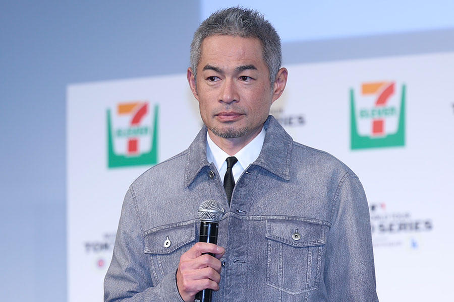 イベントにスペシャルゲストとして登場したイチロー氏【写真：加治屋友輝】