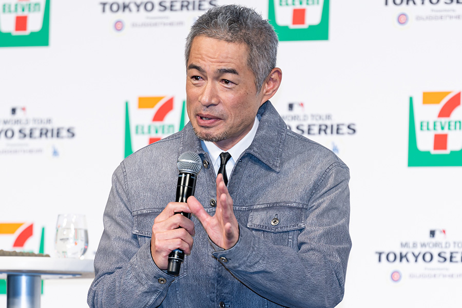 イベントに登場したイチロー氏【写真：加治屋友輝】