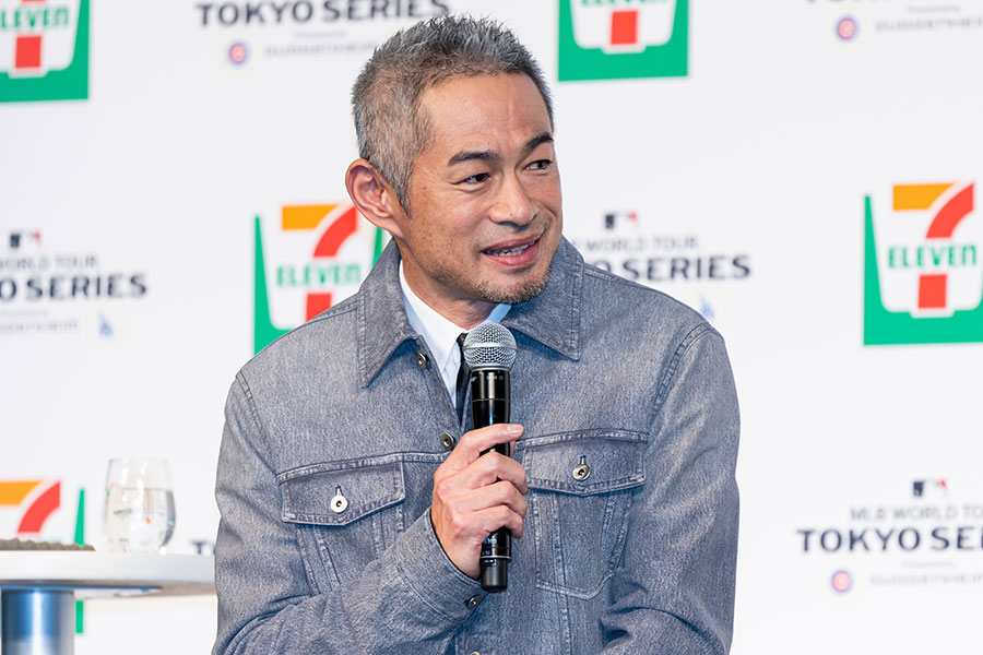 イベントに登場したイチロー氏【写真：加治屋友輝】