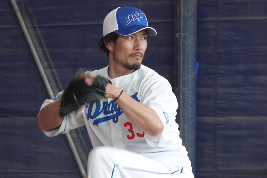 中日・祖父江大輔【写真：木村竜也】