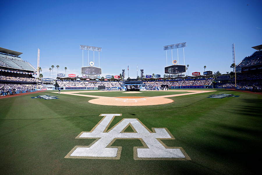 ドジャース本拠地・ドジャーススタジアム【写真：Getty Images】