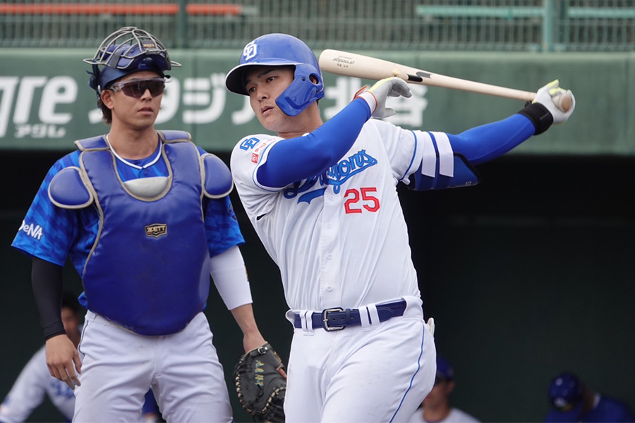 中日・石川昴弥【写真：木村竜也】