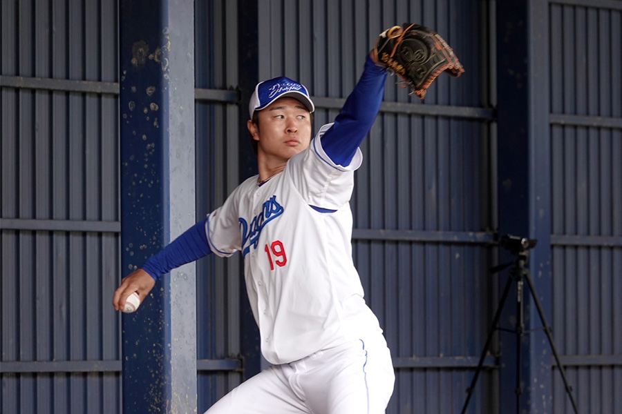 中日・高橋宏斗【写真：木村竜也】