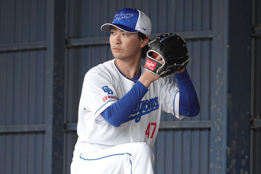 中日・吉田聖弥【写真：木村竜也】