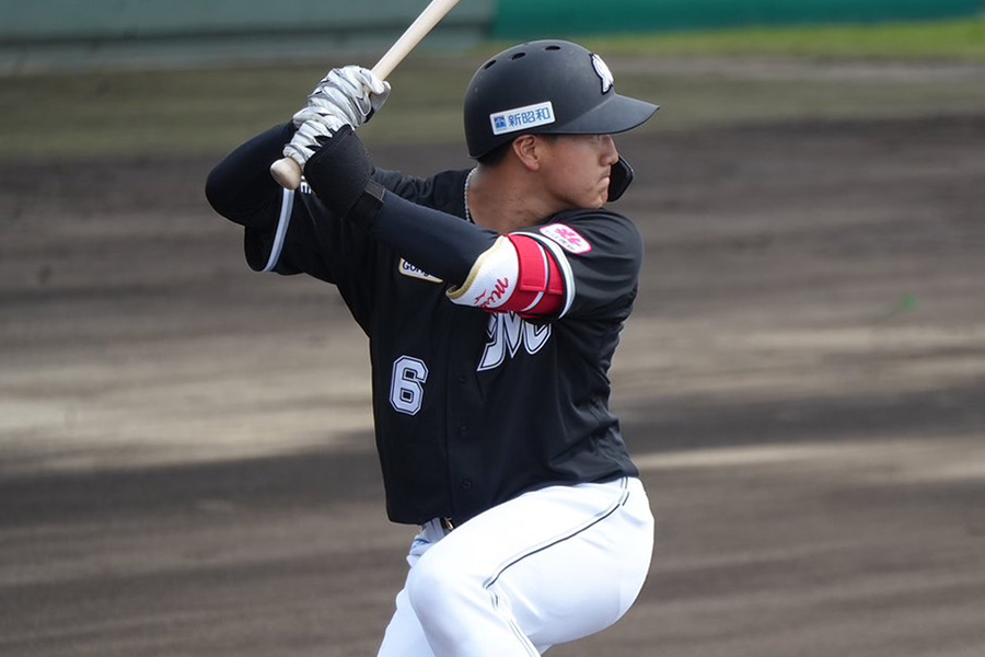 ロッテ・西川史礁【写真：町田利衣】