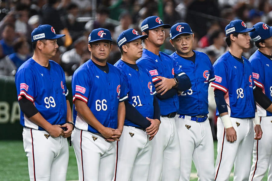 プレミア12を制したチャイニーズ・タイペイ代表【写真：中戸川知世】