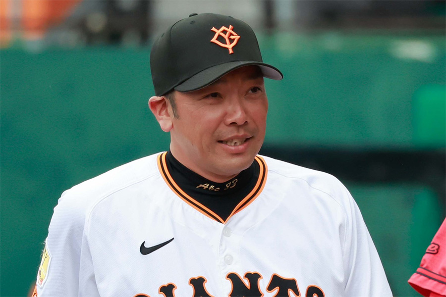 巨人・阿部慎之助監督【写真：小池義弘】