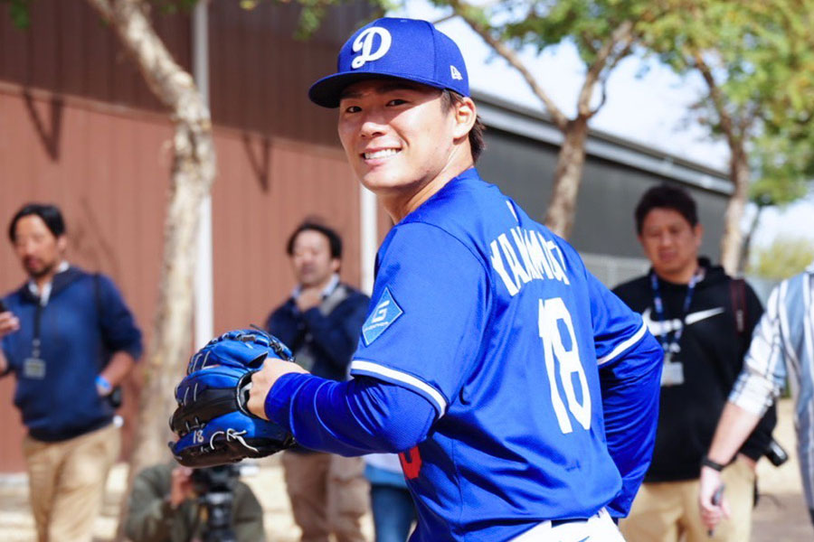 ドジャース・山本由伸【写真：荒川祐史】