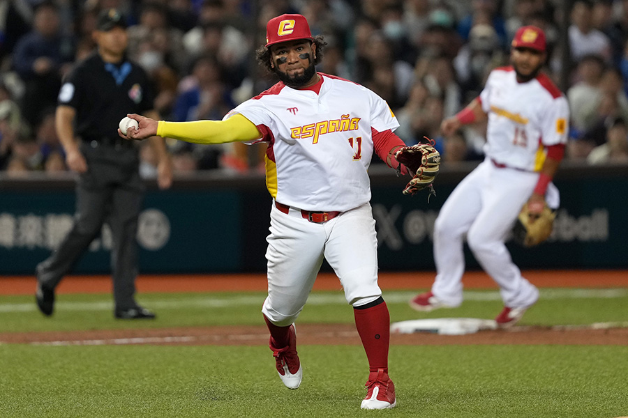 WBC予選の台湾戦に出場したスペイン代表のワンダー・エンカーナシオン【写真：Getty Images】