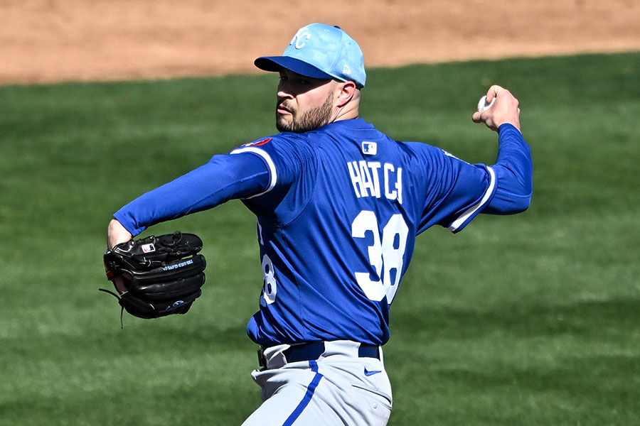 ロイヤルズとマイナー契約を結んだトーマス・ハッチ【写真：Getty Images】