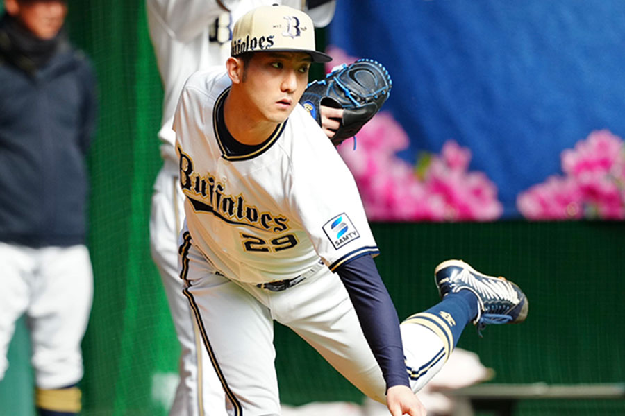 オリックス・田嶋大樹【写真：小林靖】