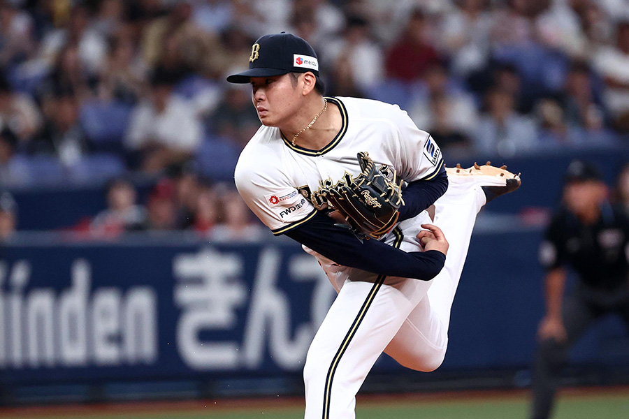 オリックス・山下舜平大【写真：栗木一考】