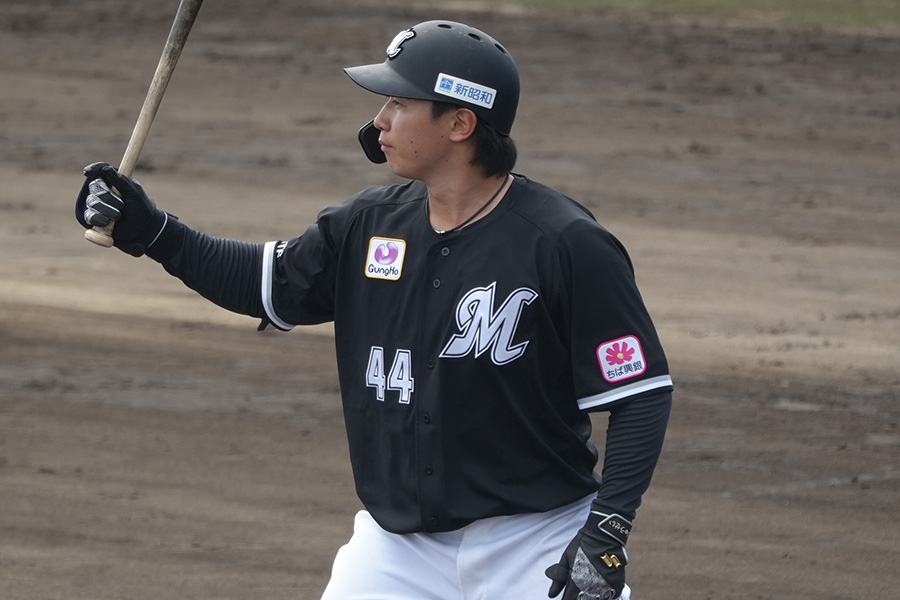 ロッテ・宮崎竜成【写真：町田利衣】