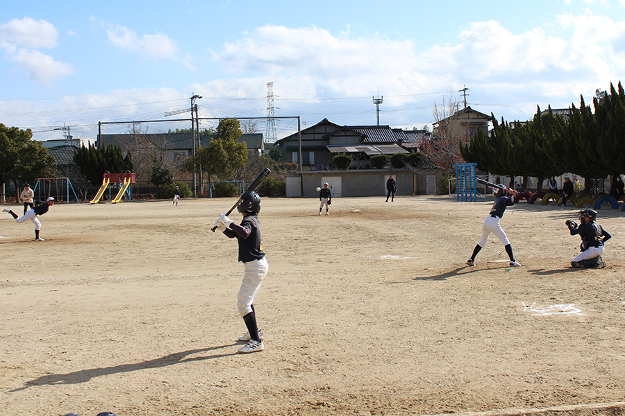 木屋瀬バンブーズの練習の様子【写真：内田勝治】