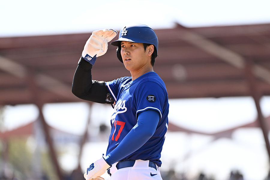 Dバックス戦に出場したドジャース・大谷翔平【写真：Getty Images】