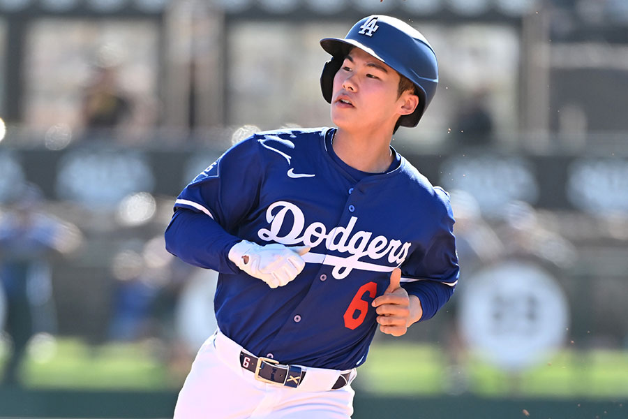 ドジャースのキム・ヘソン【写真：Getty Images】