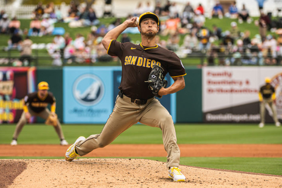 ロイヤルズ戦に先発したパドレス・ダルビッシュ有【写真：Getty Images】