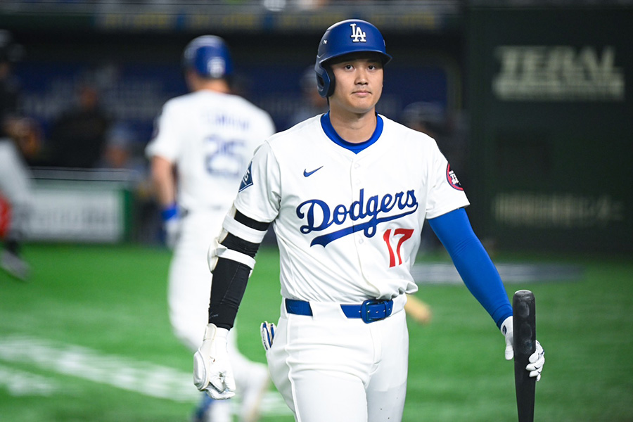 阪神戦に出場したドジャース・大谷翔平【写真：THE ANSWER／中戸川知世】