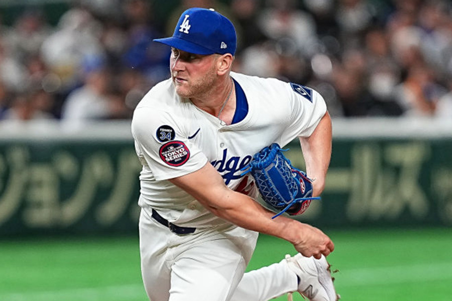 ドジャースのベン・カスパリウス【写真:Getty Images】