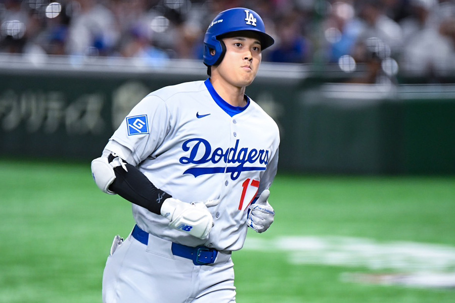 打席に入るドジャース・大谷翔平【写真：THE ANSWER／中戸川知世】