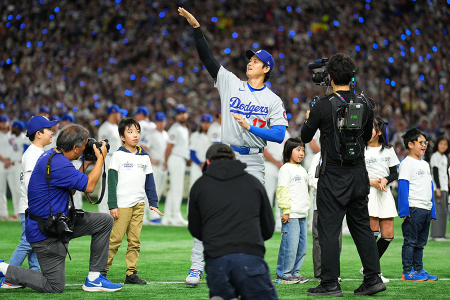 開幕シリーズに出場したドジャース・大谷翔平【写真：Getty Images】