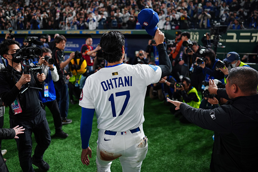 開幕シリーズに出場したドジャース・大谷翔平【写真：Getty Images】