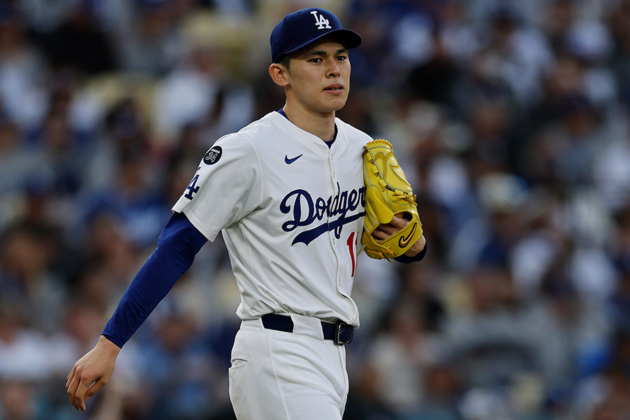 タイガース戦に先発したドジャース・佐々木朗希【写真：Getty Images】