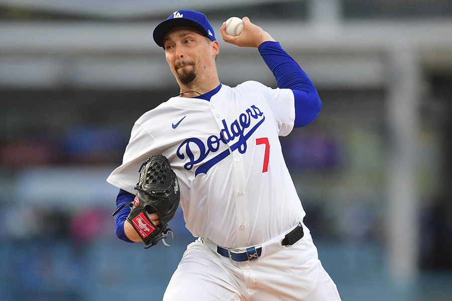 ドジャースのブレイク・スネル【写真：ロイター】