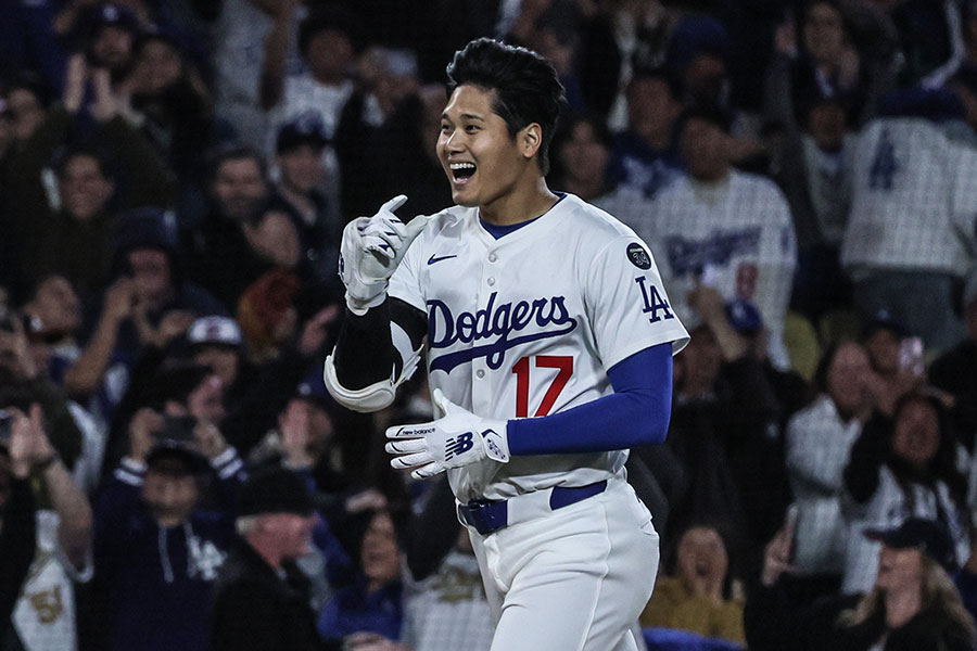 サヨナラHRを放ったドジャース・大谷翔平【写真：Getty Images】