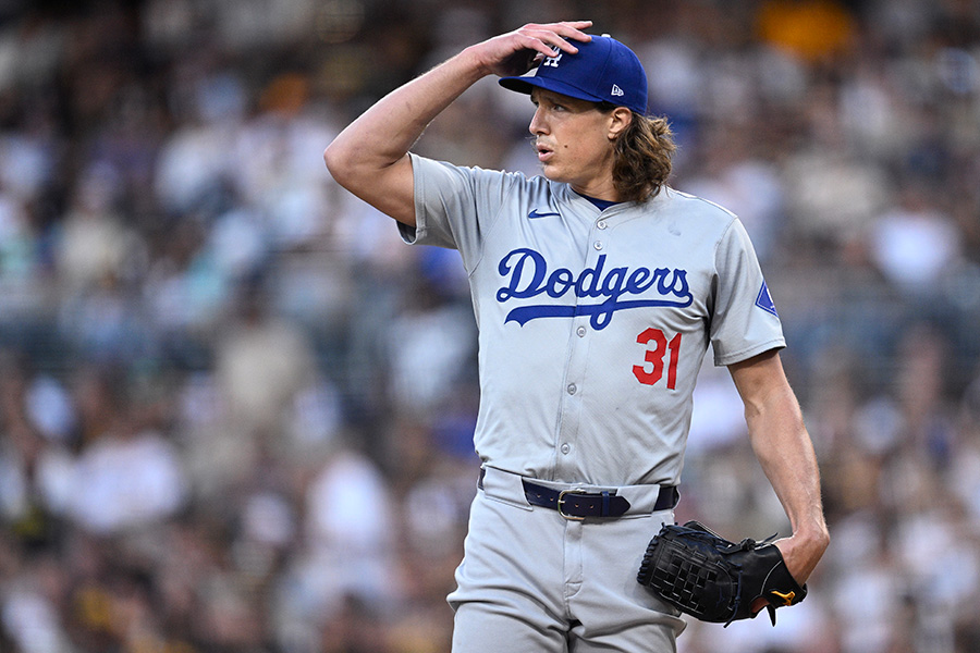 ドジャースのタイラー・グラスノー【写真:Getty Images】