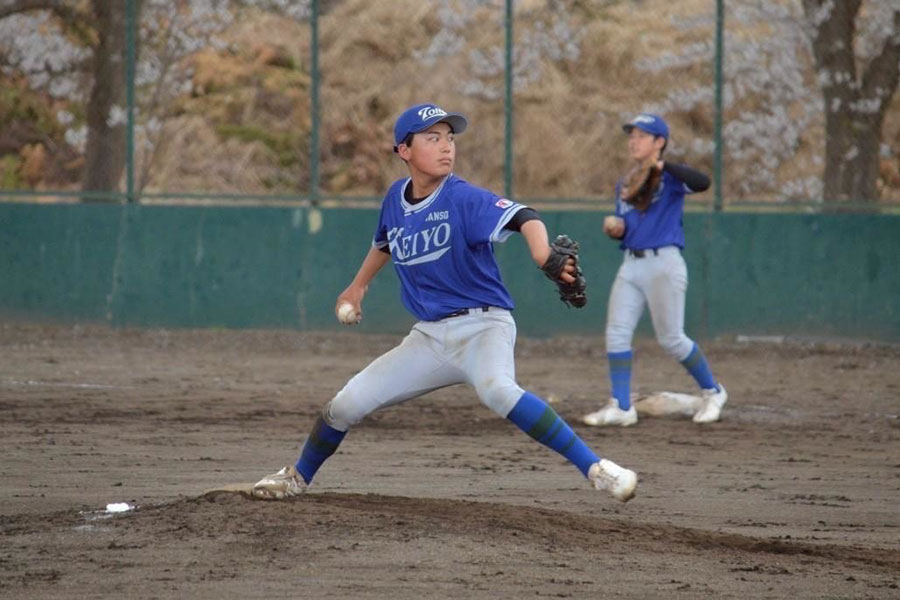 力投する南総京葉・吉崎【写真：日本少年野球連盟提供】