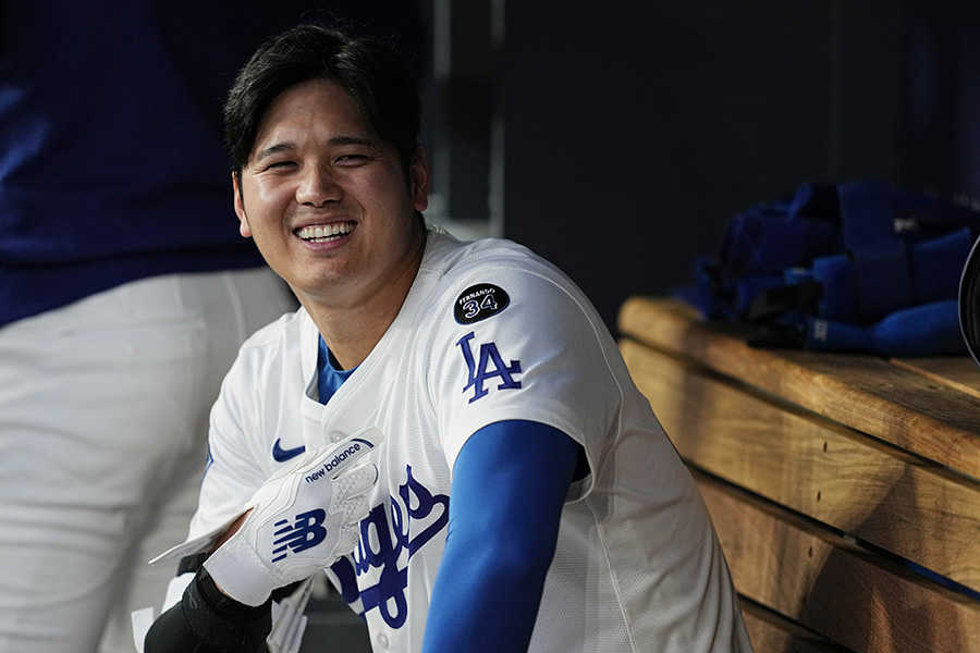 ロッキーズ戦に出場したドジャースの大谷翔平【写真：Getty Images】