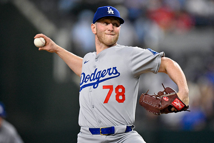 オプション降格となったドジャースのベン・カスパリアス【写真：ロイター】