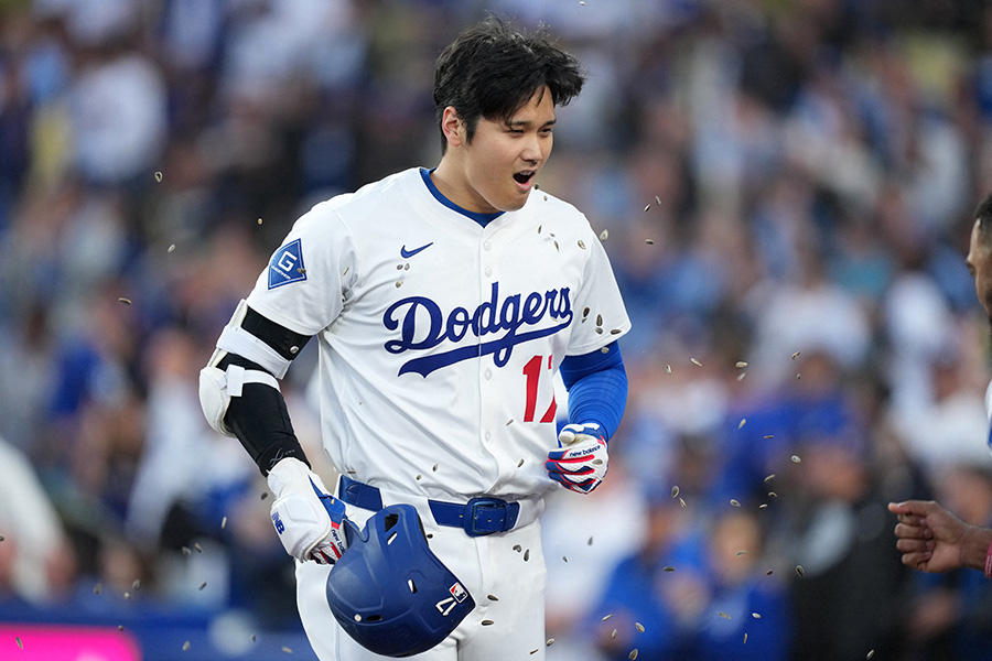 本塁打を放ったドジャース・大谷翔平【写真：ロイター】