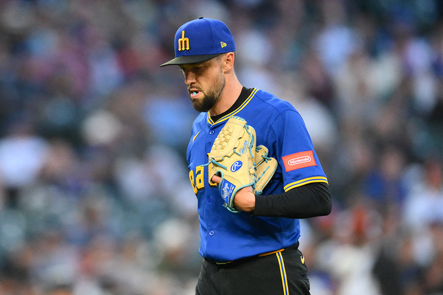 マリナーズ時代のケーシー・ローレンス【写真:ロイター】