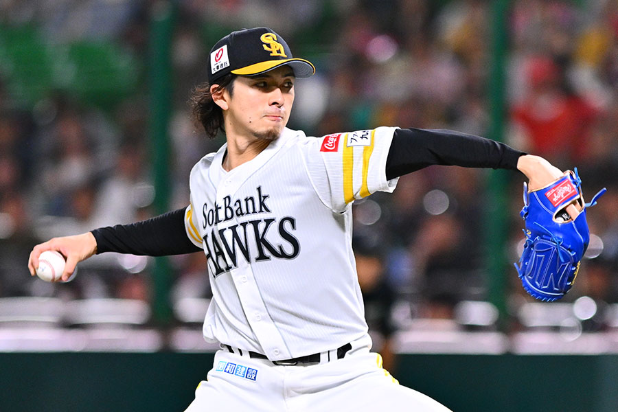 ソフトバンク・上沢直之【写真：古川剛伊】