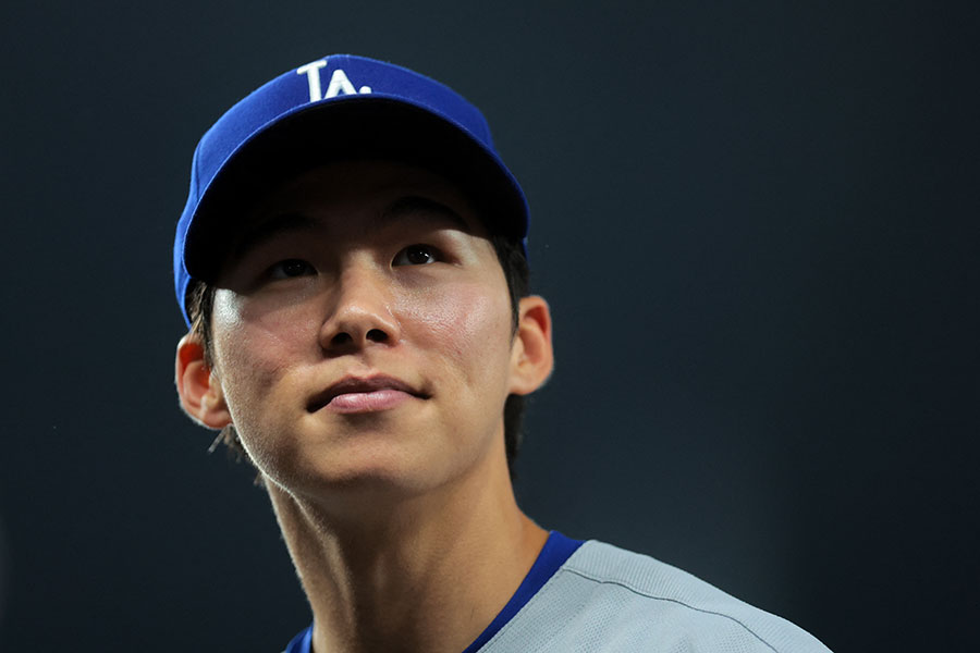 ドジャースのキム・ヘソン【写真：ロイター】