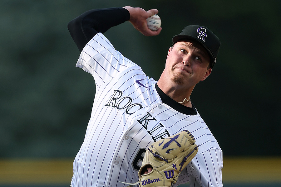 先発したロッキーズのブラッドリー・ブラロック【写真：Getty Images】