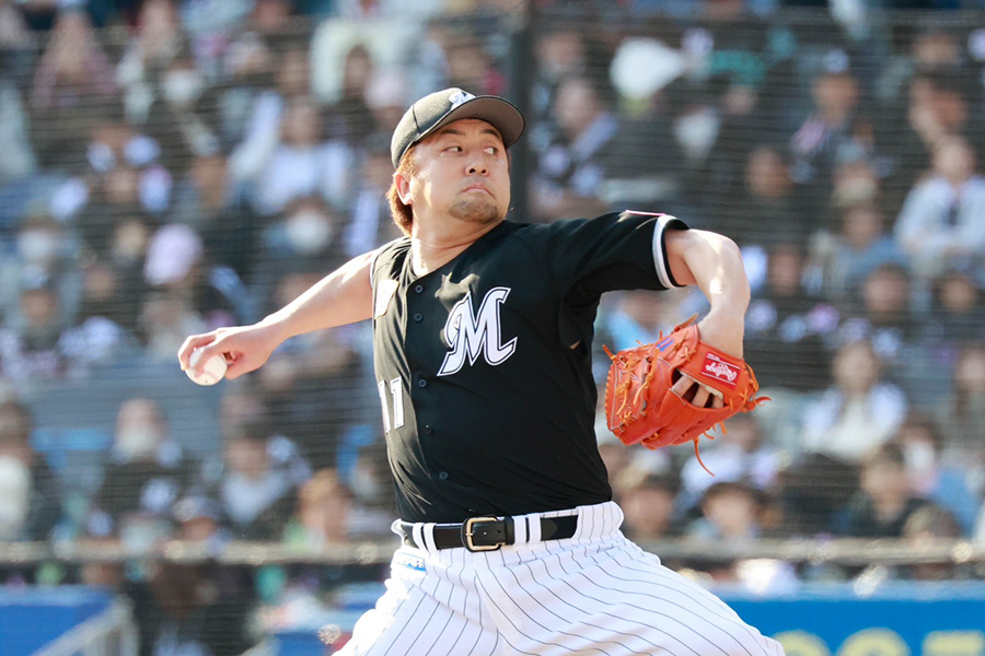 ロッテ・澤村拓一【写真：小池義弘】