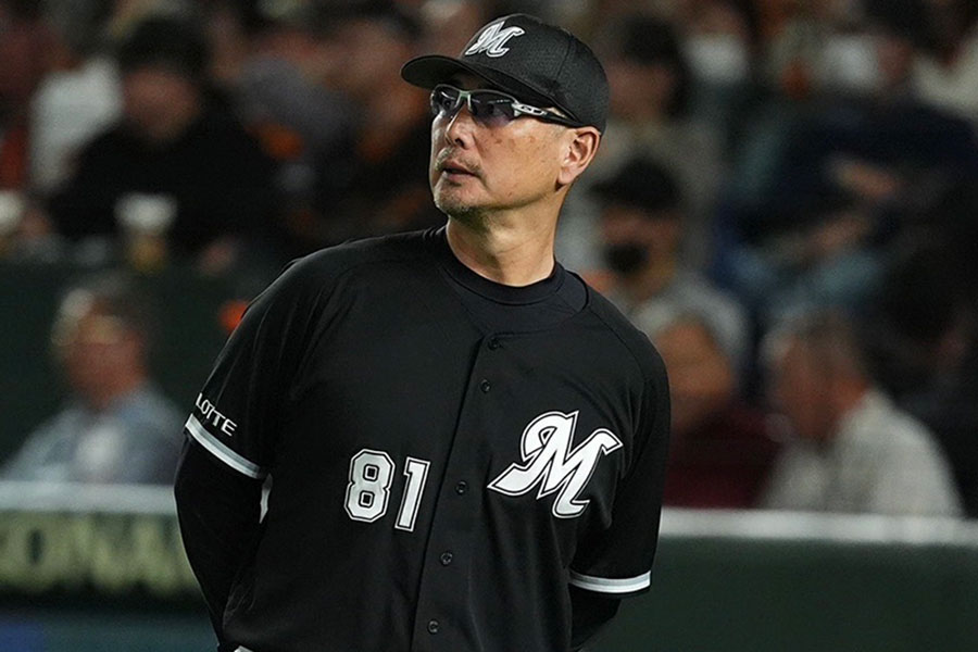 ロッテ・吉井理人監督【写真：小林靖】