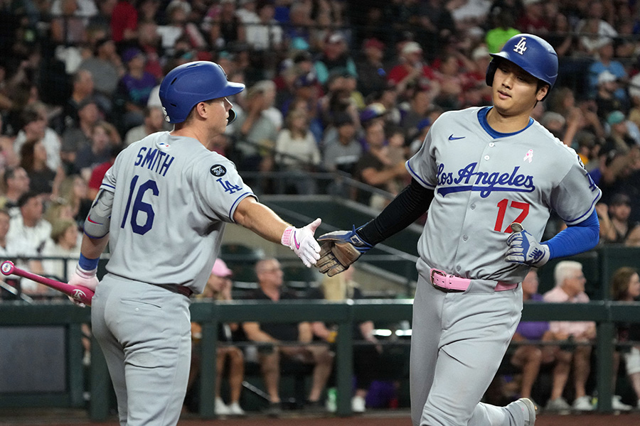 Dバックス戦に出場したドジャース・大谷翔平【写真：ロイター】