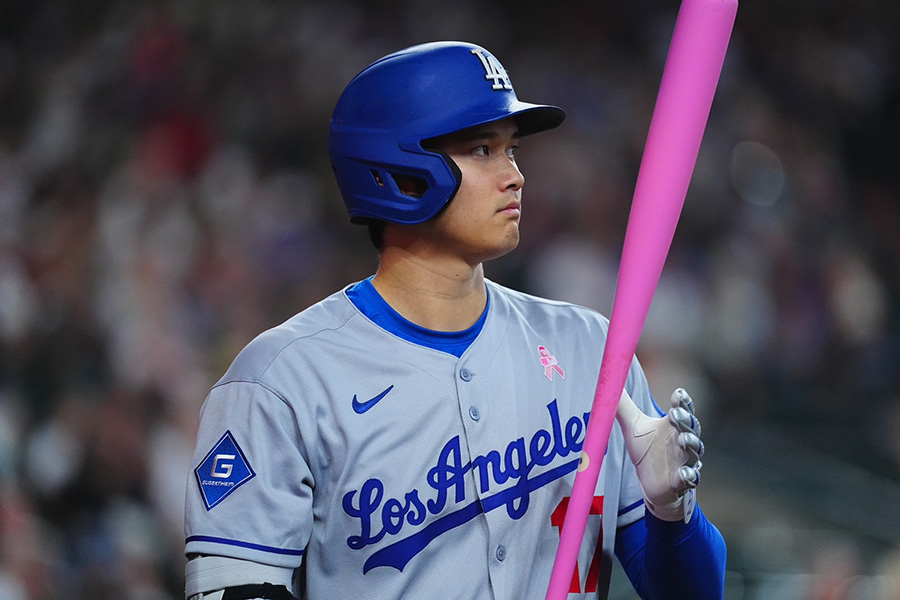 Dバックス戦に出場したドジャース・大谷翔平【写真：荒川祐史】