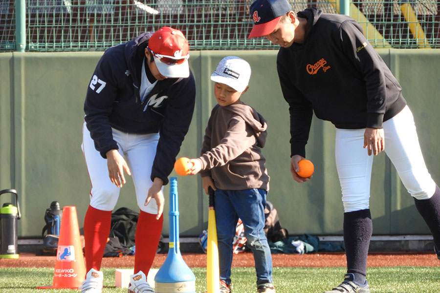 今では親子2世代で参加する地元で人気の野球教室（写真提供・マツゲン箕島）