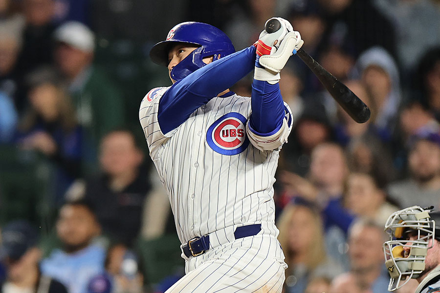 今季10号を放ったカブス・鈴木誠也【写真：Getty Images】