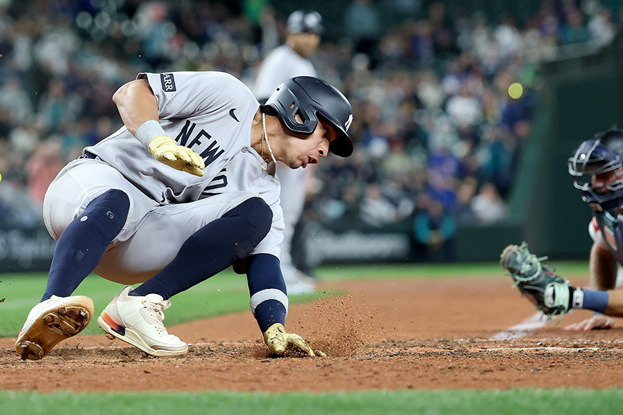 マリナーズ戦に出場したヤンキースのオズワルド・カブレラ【写真：Getty Images】