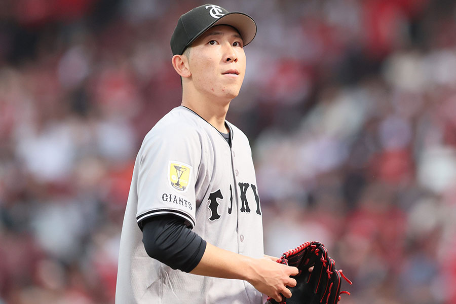広島戦に登板した巨人・戸郷翔征【写真提供：産経新聞社】