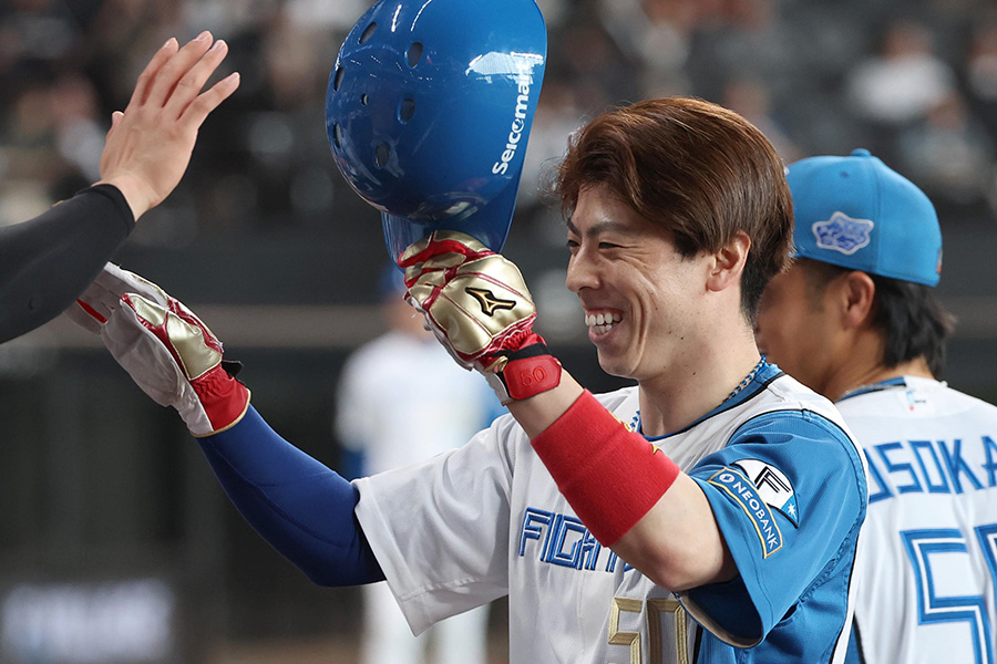 オリックス戦に出場した日本ハム・五十幡亮汰【写真提供：産経新聞社】