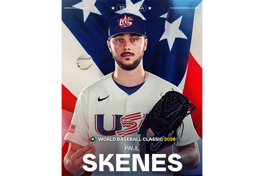 WBC米国代表入りが決まったパイレーツのポール・スキーンズ（写真はスクリーンショット）