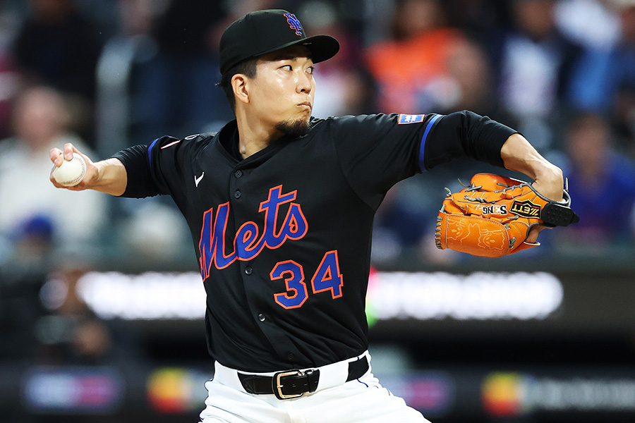 パイレーツ戦に先発したメッツ・千賀滉大【写真：Getty Images】
